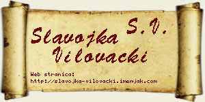 Slavojka Vilovački vizit kartica